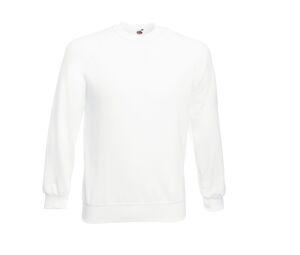 Fruit of the Loom SC260 - Raglan Sweat (62-216-0) White