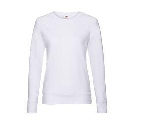 FRUIT OF THE LOOM SC361 - Lady-Fit Lightweight Raglan Sweat White