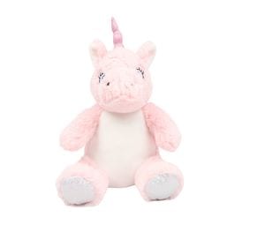 Mumbles MM060 - Print me cuddly toy. Unicorn / Pink
