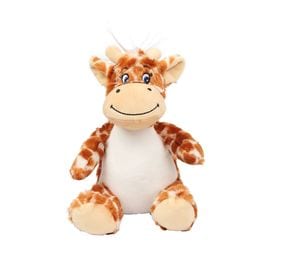 Mumbles MM060 - Print me cuddly toy. Giraffe / Brown