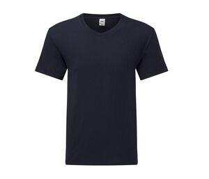 Fruit of the Loom SC154 - Men's v-neck t-shirt Deep Navy
