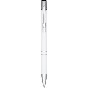 PF Concept 107163 - Moneta anodized aluminium click ballpoint pen White