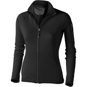 Elevate Life 39481 - Mani women's performance full zip fleece jacket Solid Black