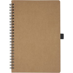 PF Concept 107732 - Cobble A5 wire-o recycled cardboard notebook with stone paper Natural