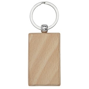 PF Concept 118122 - Gian beech wood rectangular keychain Natural