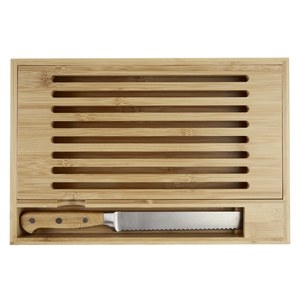 Seasons 113153 - Pao bamboo cutting board with knife
