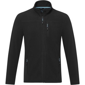 Elevate NXT 37529 - Amber men's GRS recycled full zip fleece jacket Solid Black
