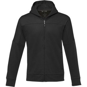 Elevate Life 39470 - Nubia men's performance full zip knit jacket Solid Black