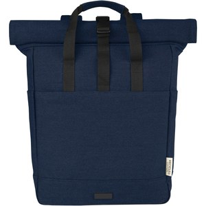 PF Concept 120678 - Joey 15” GRS recycled canvas rolltop laptop backpack 15L Navy