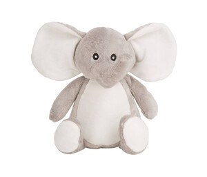 Mumbles MM060 - Print me cuddly toy. Elephant / Grey