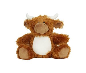 Mumbles MM060 - Print me cuddly toy. Highland Cow/Brown