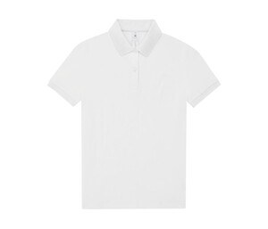 B&C BCW461 - Short-sleeved high density fine piqué polo shirt White