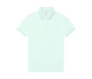 B&C BCW461 - Short-sleeved high density fine piqué polo shirt Blush Mint