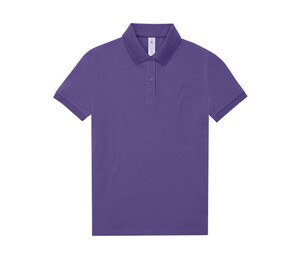 B&C BCW461 - Short-sleeved high density fine piqué polo shirt Radiant Purple