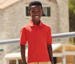 Fruit of the Loom SC3417 - Childrens long-sleeved polo shirt