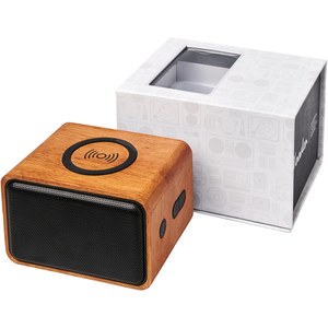 PF Concept 124007 - Wooden 3W speaker with wireless charging pad